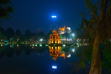 Hanoi, Vietnam'ın başkenti Vietnam Budist tapınağı