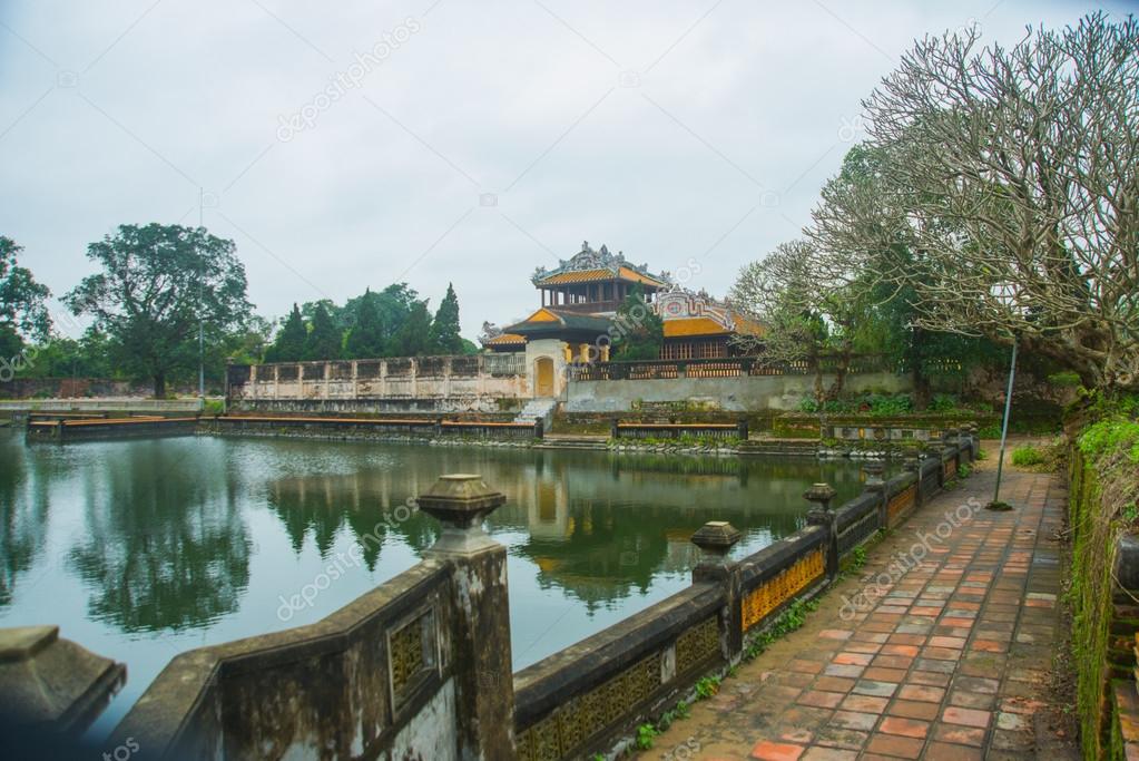 An ancient town in Vietnam, the fortress in the city in hue
