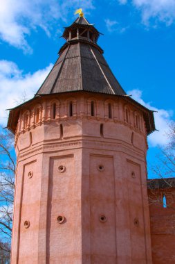 Rusya. Suzdal şehir. Kış. Bir Ortodoks Kilisesi.