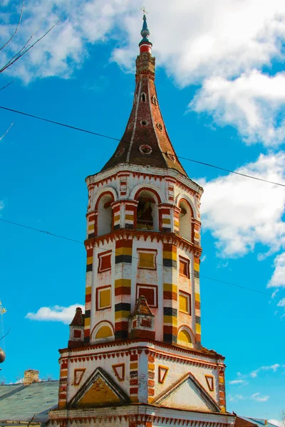 Россия. Город Суздаль. (нем.) Зима. Православная церковь . — стоковое фото