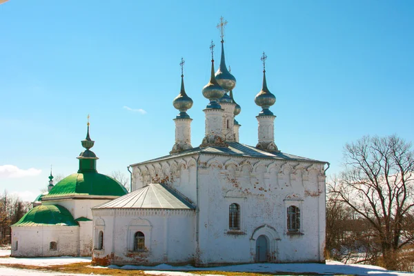 Росія. Міста Суздаля. Взимку. Православна Церква. — стокове фото