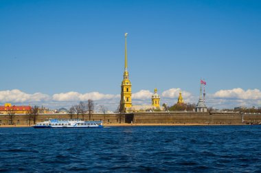 Rusya, St. Petersburg. Peter ve Paul kale.