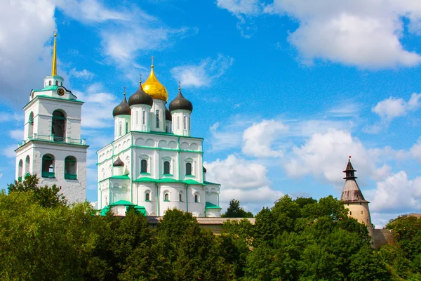 The dome with the cross of the Church closeup — Stock Photo, Image