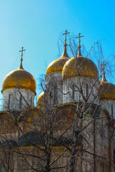 O Kremlin de Moscovo A Igreja na Rússia . — Fotografia de Stock