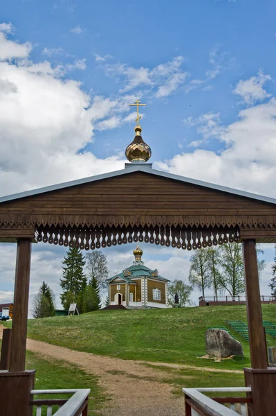 Iglesia de ladrillo en Rusia —  Fotos de Stock