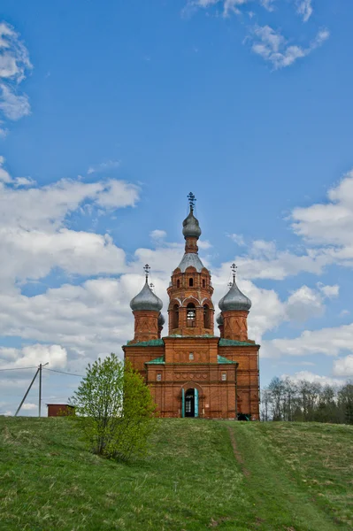 Zděný kostel v Rusku — Stock fotografie