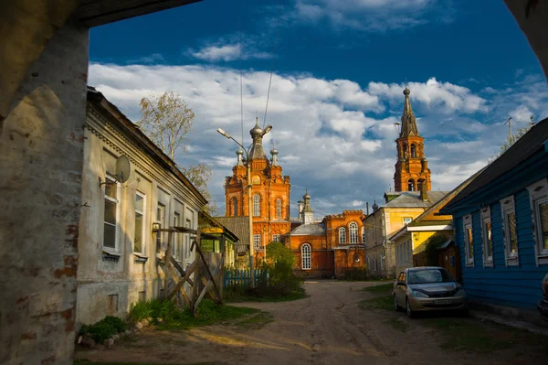Iglesia de ladrillo en Rusia — Foto de Stock
