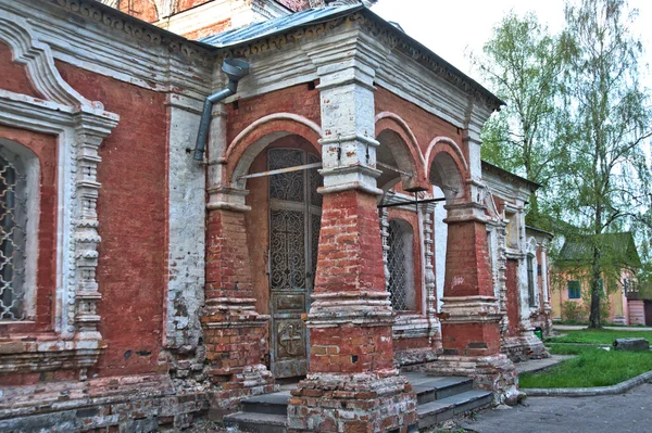 Brick Church in Russia — Stock Photo, Image