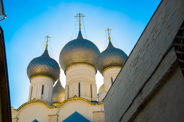 Rostov Kremlin.Russia,temples. — Stock Photo, Image