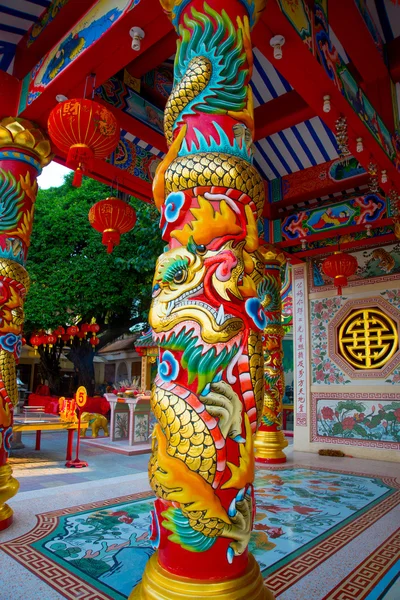 Belo templo chinês na Tailândia — Fotografia de Stock