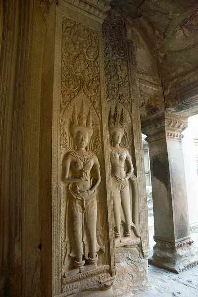 The temple complex of Angkor Wat. — Stock Photo, Image