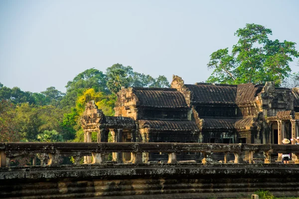 Het tempelcomplex van Angkor Wat. — Stockfoto