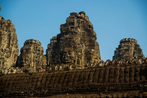 Bayon.O complexo do templo de Angkor . — Fotografia de Stock