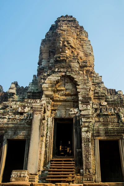 Bayon.The templet komplex av Angkor. — Stockfoto