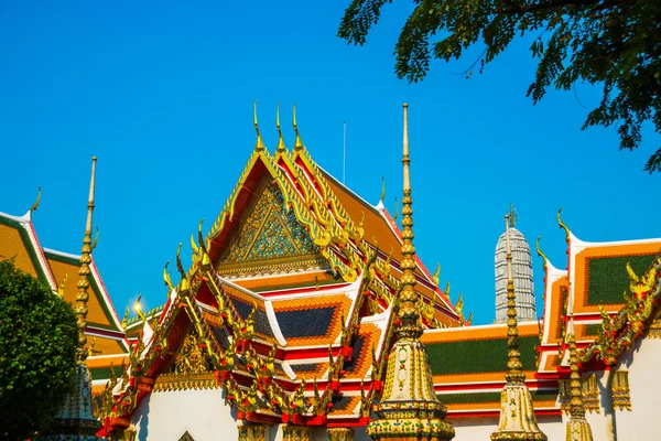 Wat Pho o Wat Phra Chetuphon, il Tempio del Buddha sdraiato a Bangkok in Thailandia — Foto Stock