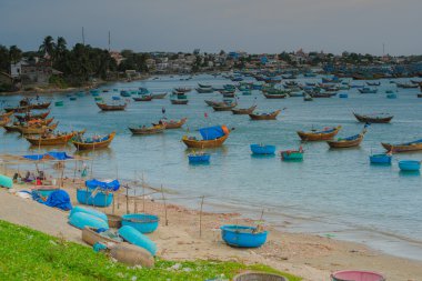 Bir sürü denizde, tekne olta balık Köyü, MUI ne, vietnam