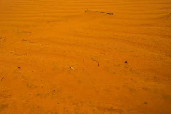Amarelo, fundo de areia laranja e decoração do céu do mar — Fotografia de Stock