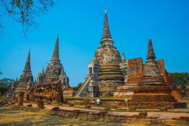 Eski saraylar. Ayutthaya Tayland. 