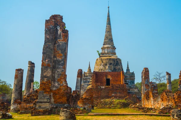 Starożytnych pałaców. Tajlandia Ayutthaya. — Zdjęcie stockowe