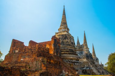 Eski saraylar. Ayutthaya Tayland. 