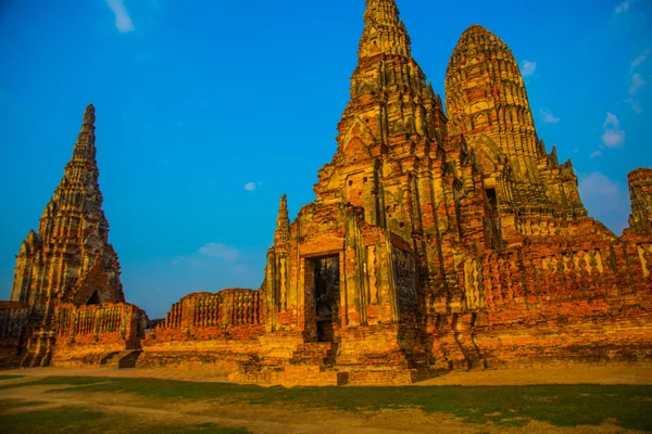 Eski saraylar. Ayutthaya Tayland. — Stok fotoğraf