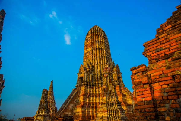 Starożytnych pałaców. Tajlandia Ayutthaya. — Zdjęcie stockowe