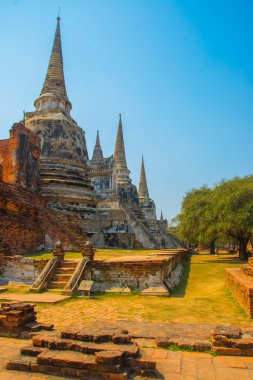 Eski saraylar. Ayutthaya Tayland. 