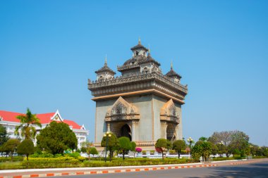 Patouxay anıt Caddesi Langsung.Laos.Vientiane.