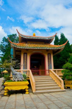 Budist karmaşık Paas Lamy.Vietnam Dalat.