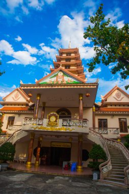 Budist tapınağı. Vietnam.Da Nang