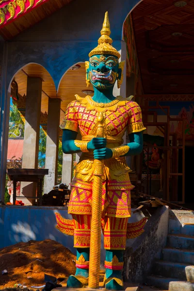 Escultura no templo. Laos, Vientiane . — Fotografia de Stock