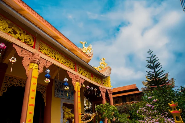 Templo Buddhist .Vietnam Dalat . — Foto de Stock