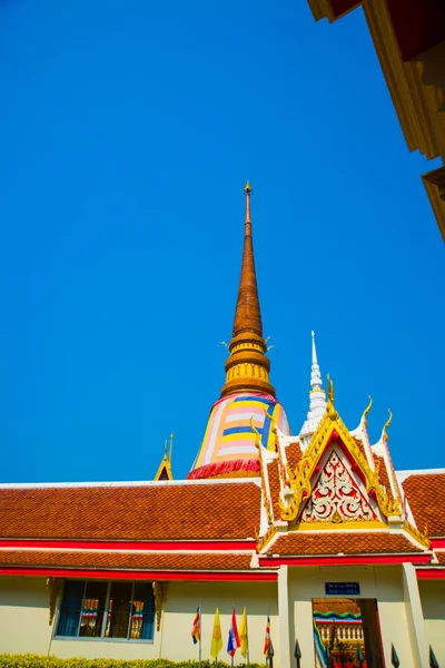 El complejo religioso What That. Khon Kaen.Tailandia . — Foto de Stock