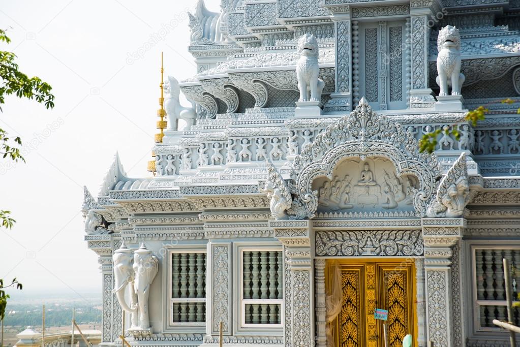 Old town Udong. The temples on the mountain. Cambodia.