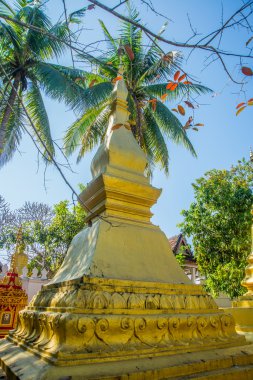 Altın stupa. Luang Prabang.Laos.