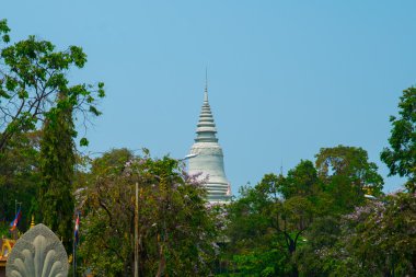 Watt Phnom Penh tapınak Cambodia.Phnom.