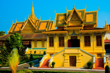Phnom Penh, Kamboçya 'daki Kraliyet Sarayı.