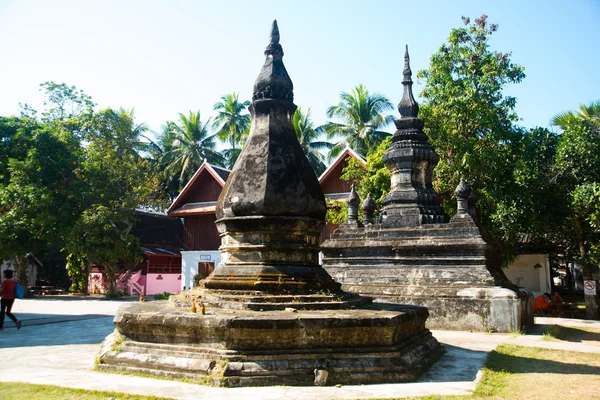 Boeddhistische tempel, stoepa. Luang Prabang.Laos. — Stockfoto