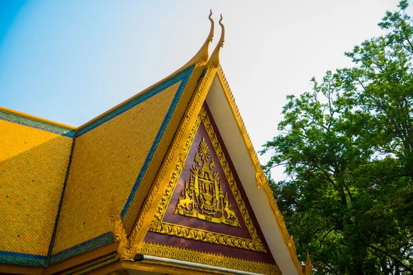 Phnom Penh, Kamboçya 'daki Kraliyet Sarayı. — Stok fotoğraf