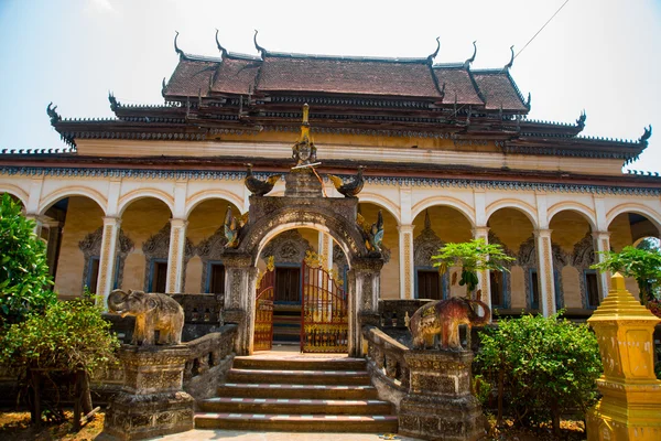 SiemReap,Cambodia.Temple.A μνημείο ενός ελέφαντα — Φωτογραφία Αρχείου