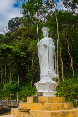 Ta Cu dağ, Binh Thuan Eyaleti, Vietnam.Phan Thiet Buda heykeli