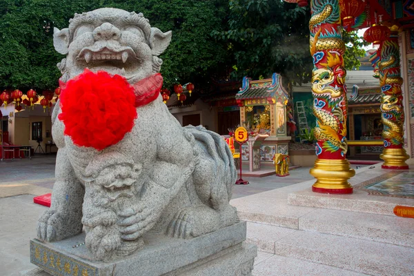 Le monument de l'animal dans le temple chinois.Udon Thani, Thaïlande — Photo