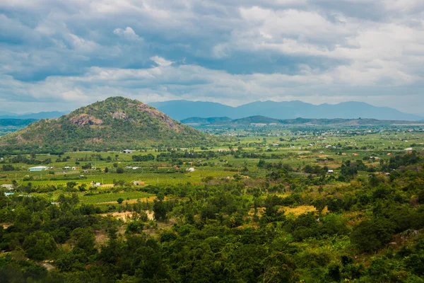 Havadan görünümü. Mountain.Mui Ne, Phan Thiet, Vietnam. — Stok fotoğraf