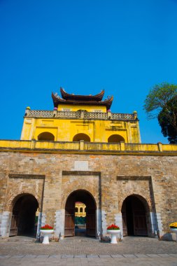 Ha Noi, Hanoi'de ünlü bir dünya miras kenti Vietnam.Thang Uzun Kalesi 