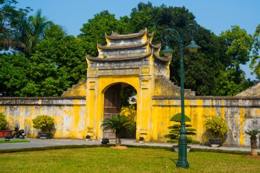Ha Noi, Hanoi'de ünlü bir dünya miras kenti Vietnam.Thang Uzun Kalesi 
