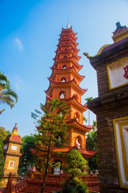Tran Quoc Pagoda - Hanoi, Vietnam.it Hanoi, vietnam ünlü bir turistik yer