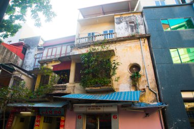 Sokak Vietnam.Hanoi.Vienam başkenti  