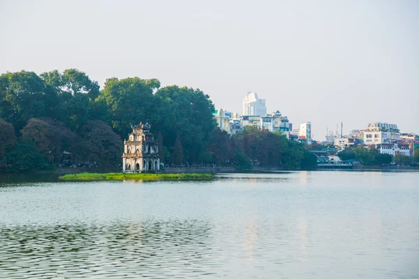 Pagode Quan Thanh - Hanoi, Vietnam.it est une destination touristique célèbre à Hanoi, Vietnam — Photo