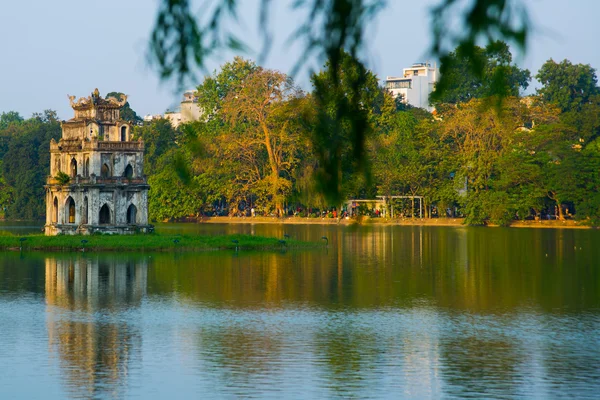 Quan Thanh Pagoda - Hanoi, Vietnam.it egy híres turisztikai célpont Hanoi, vietnam — Stock Fotó