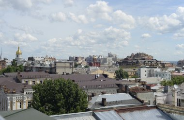 Şehir Manzaralı Kiev. 